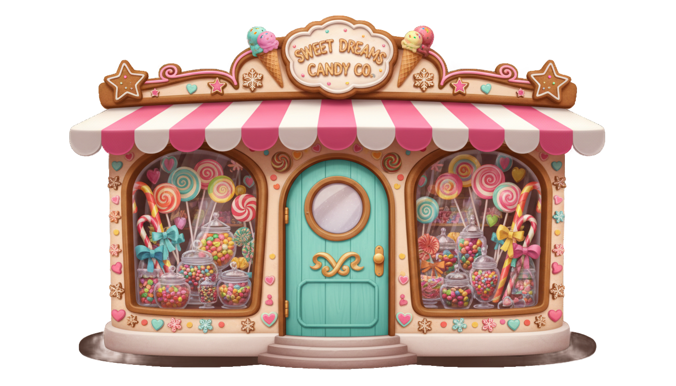 candy shop png PNG transparent background