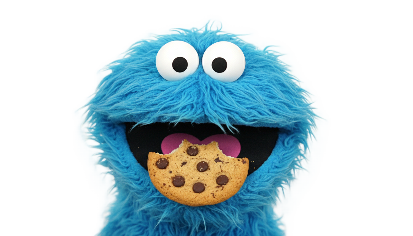 cookie monster logo png PNG transparent background