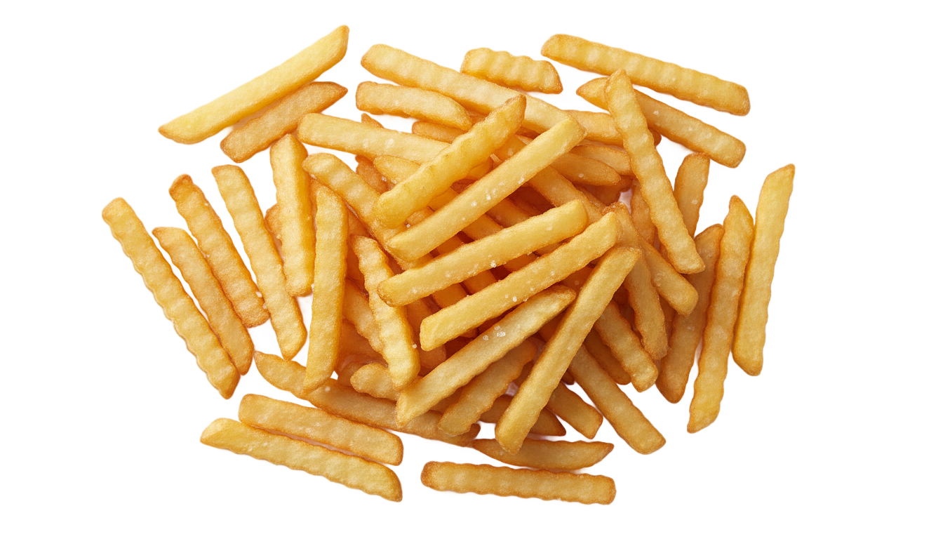 french fries top view png PNG transparent background