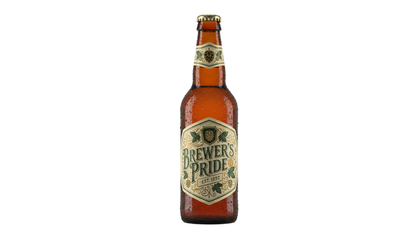 beer bottle logo png PNG transparent background
