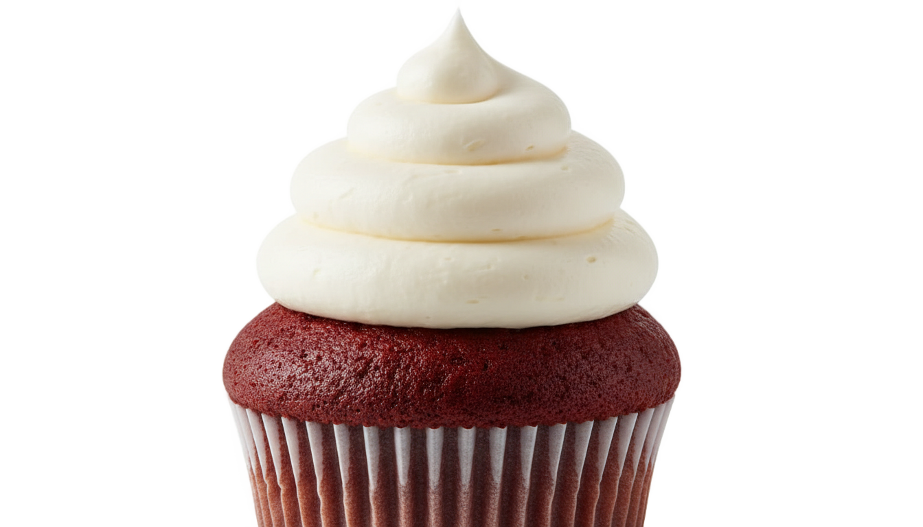 red cupcake png PNG transparent background