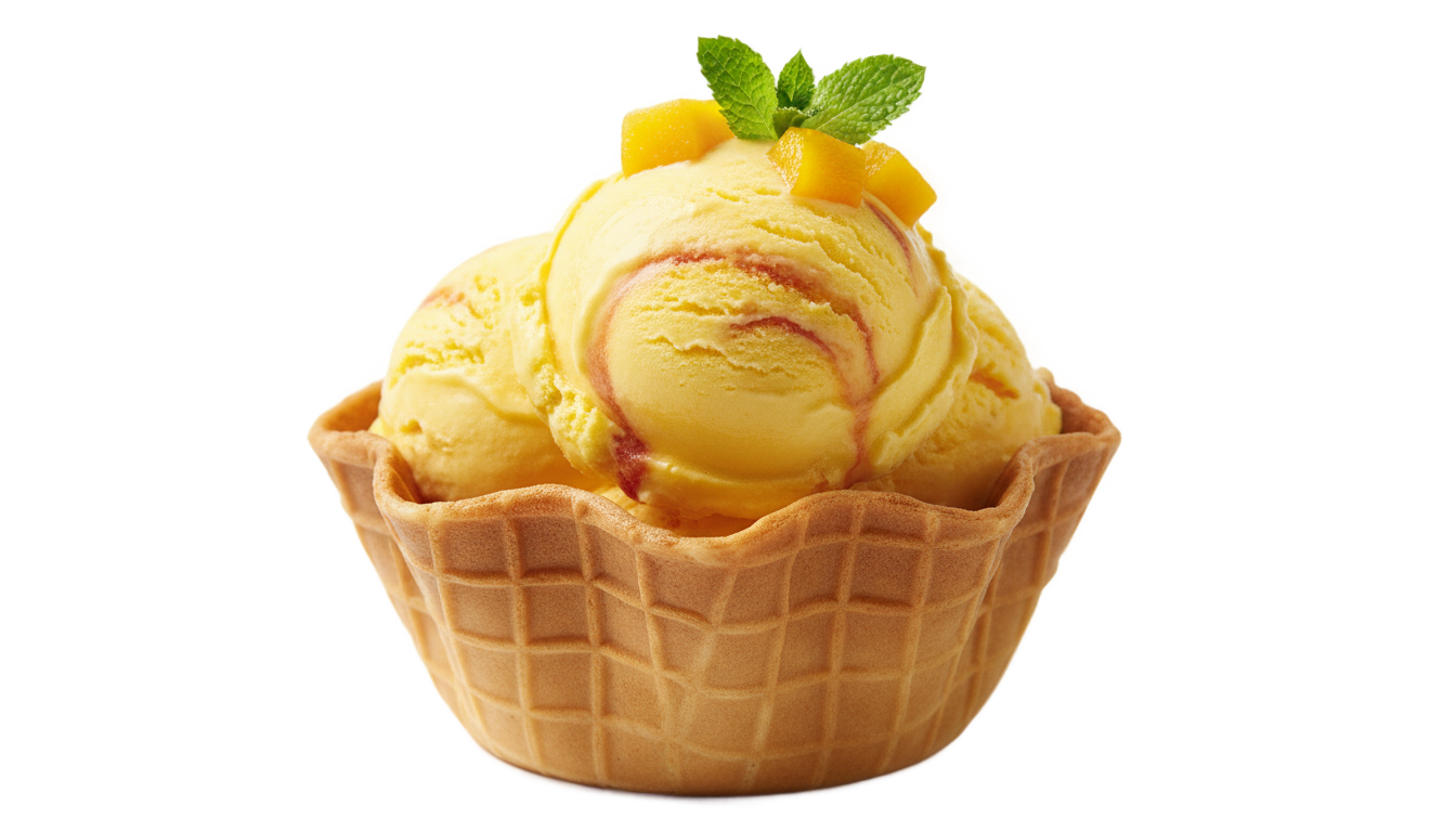 mango ice cream png PNG transparent background