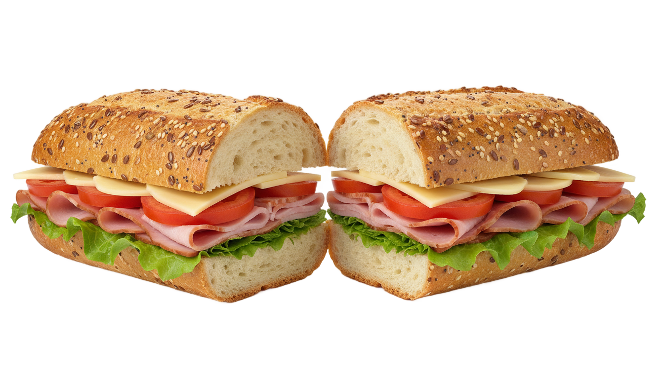 baguette sandwich png PNG transparent background