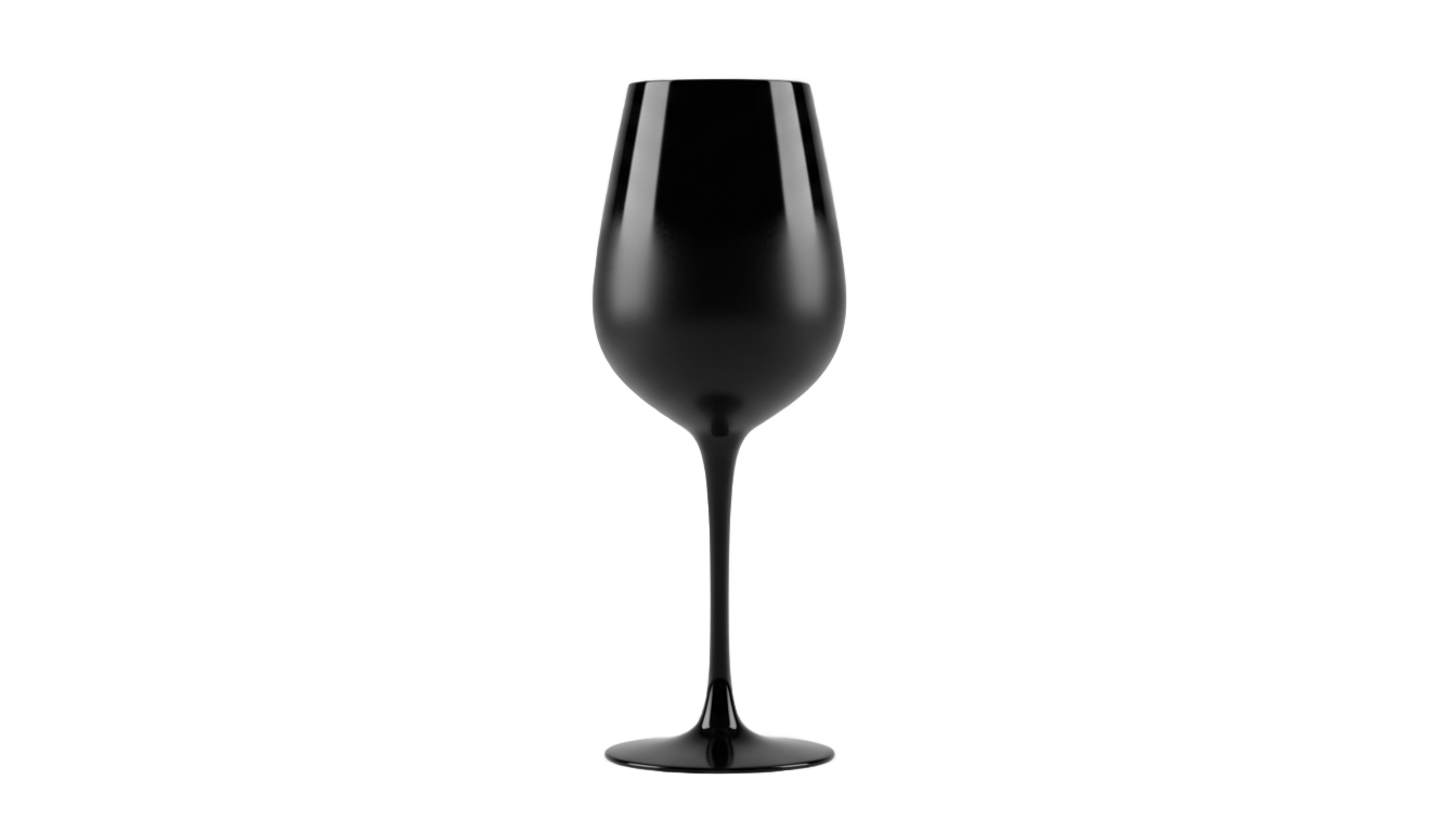 black wine glass png PNG transparent background