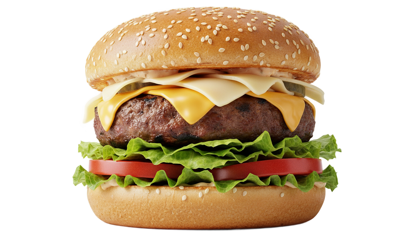juicy burger png PNG transparent background