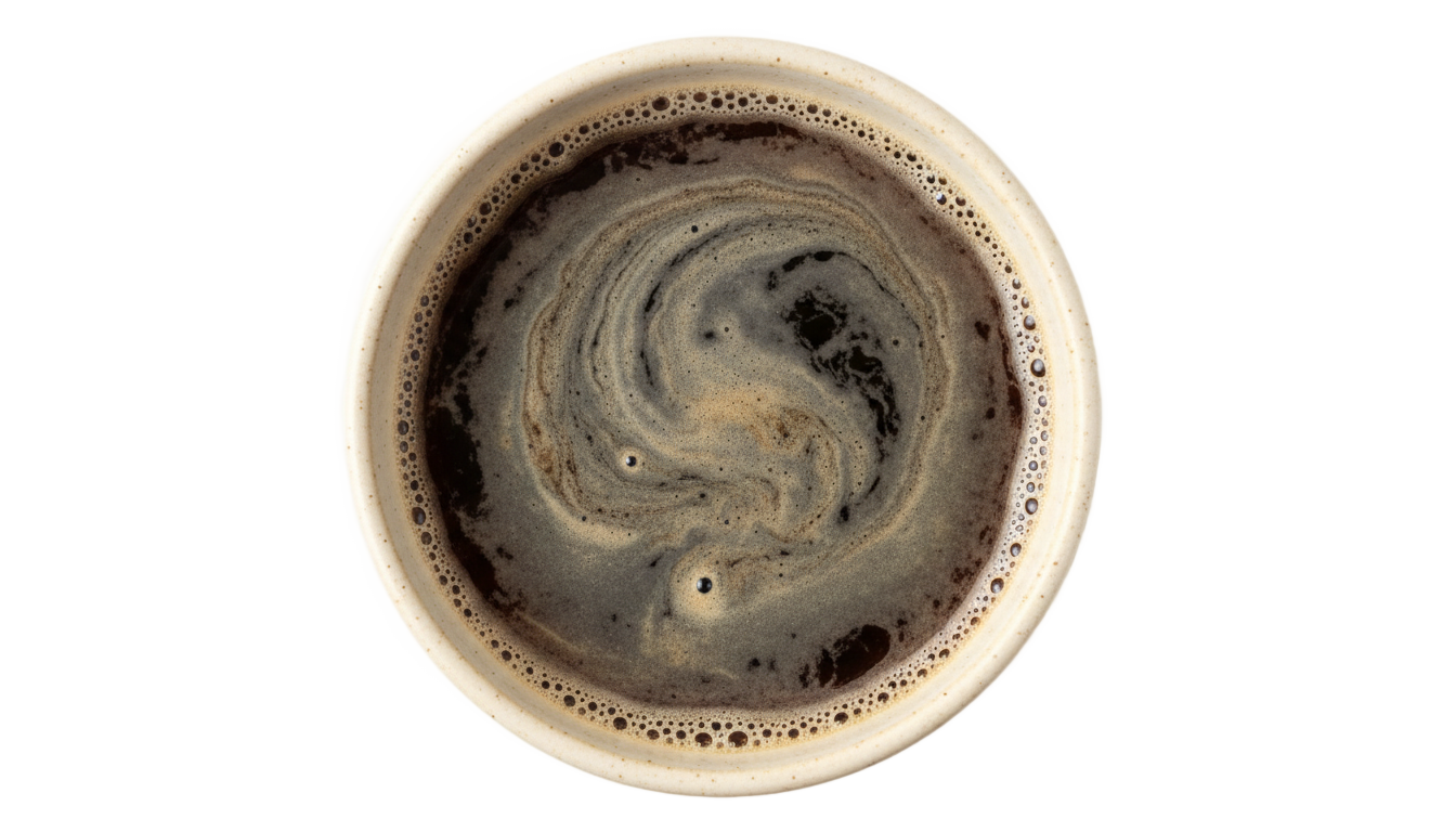 coffee cup from above png PNG transparent background