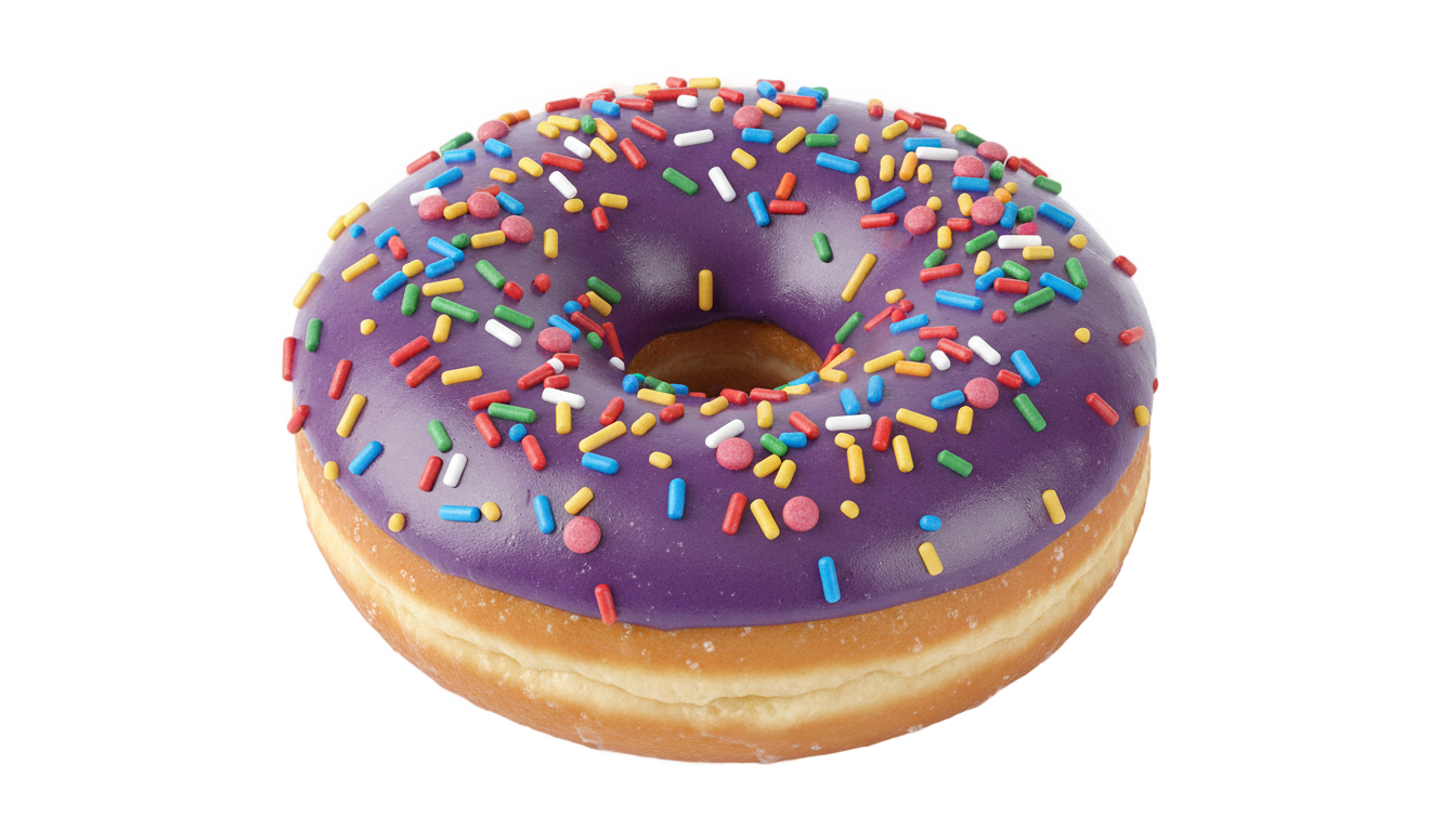 purple donut png PNG transparent background