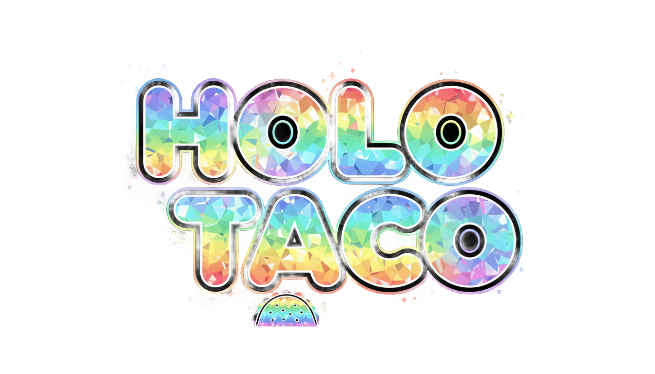 holo taco logo png PNG transparent background
