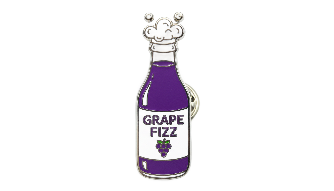 grape soda pin png PNG transparent background