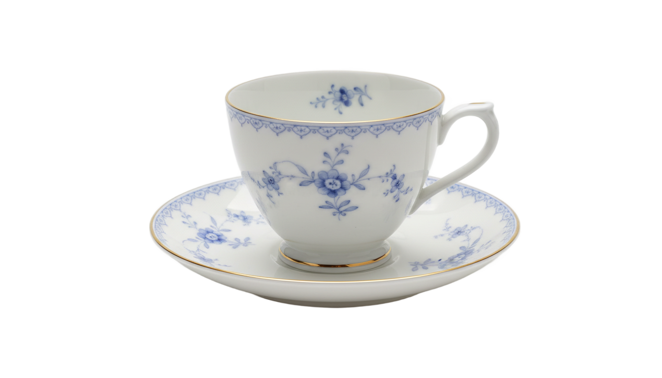 tea cup set png PNG transparent background