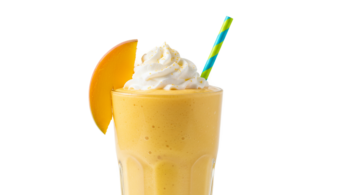 mango milkshake png PNG transparent background