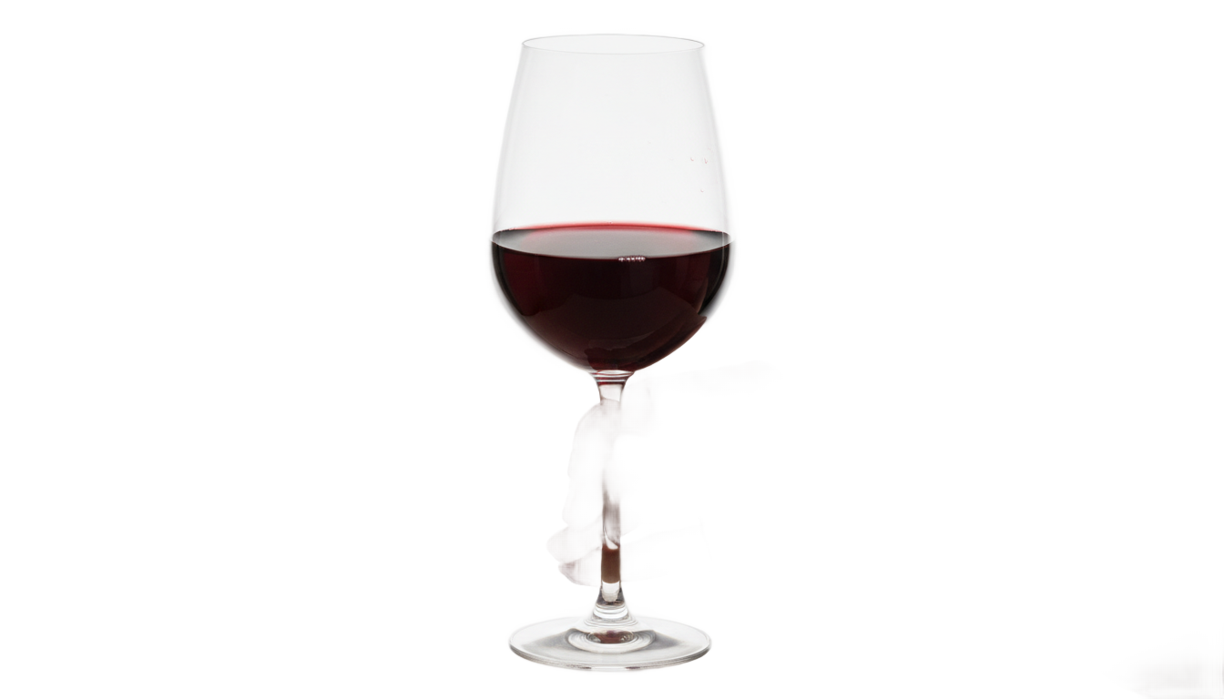 hand holding wine glass png PNG transparent background