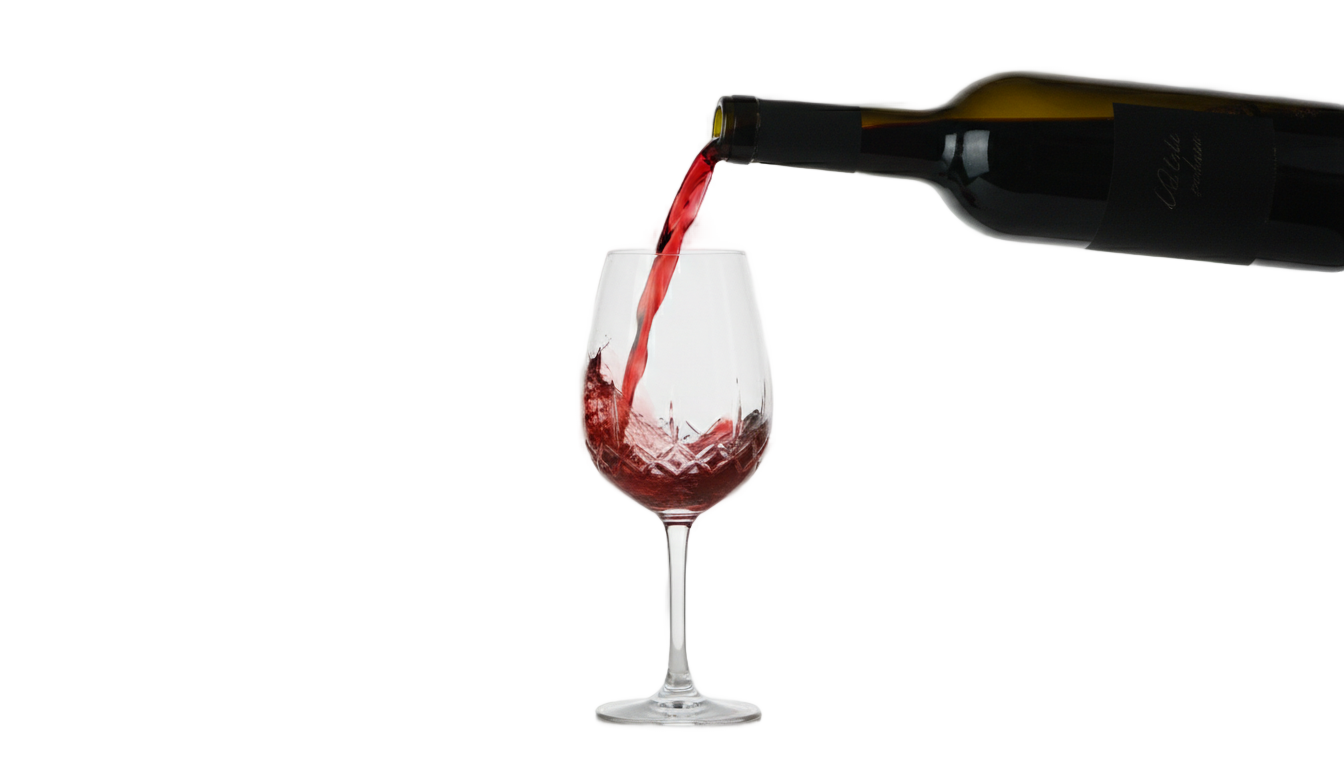 wine pouring into glass png PNG transparent background