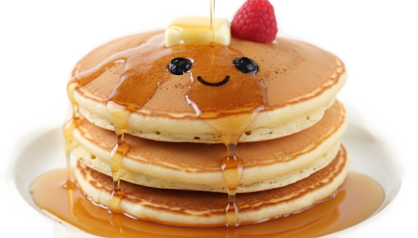 cute pancake png PNG transparent background