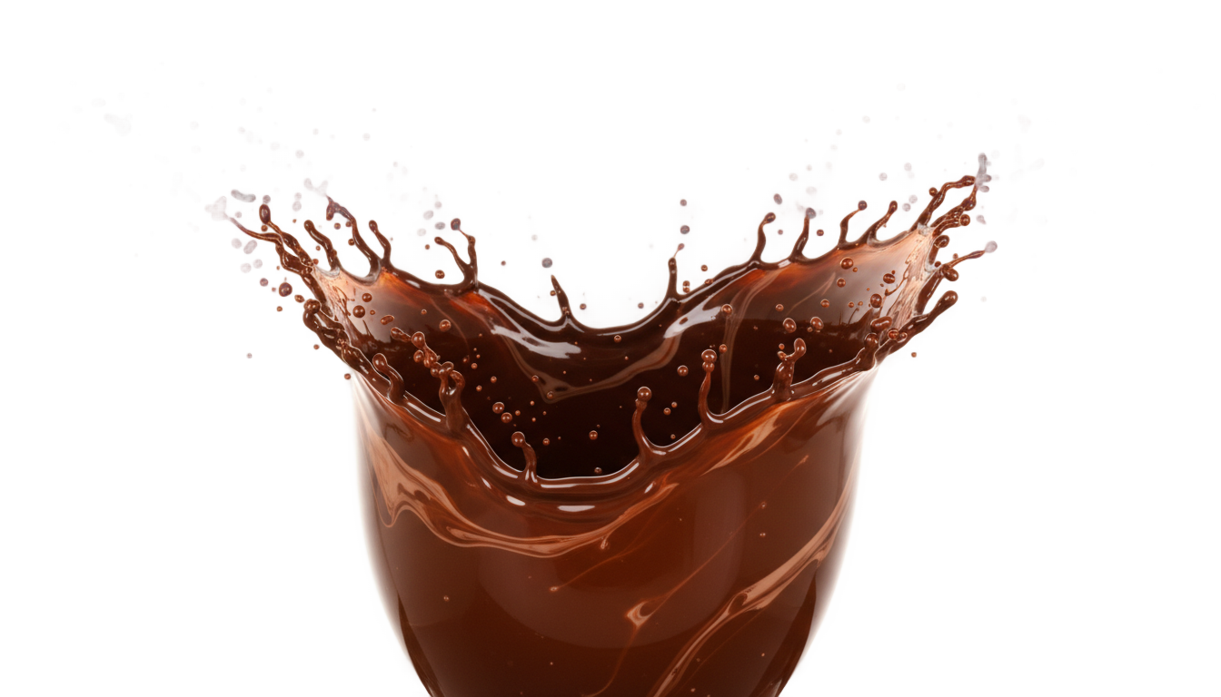 splash de chocolate png PNG transparent background