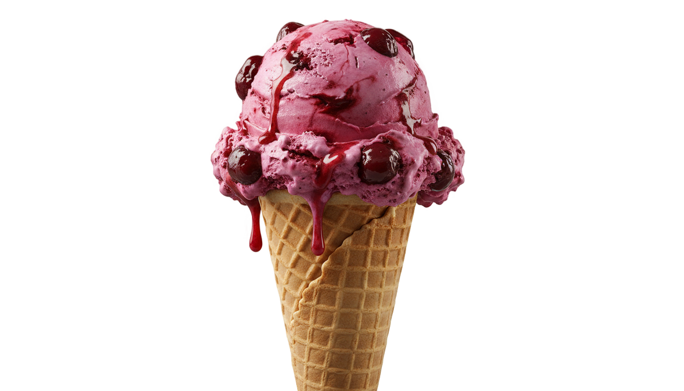 cherry ice cream png PNG transparent background