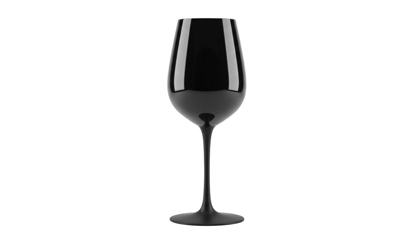black wine glass png PNG transparent background