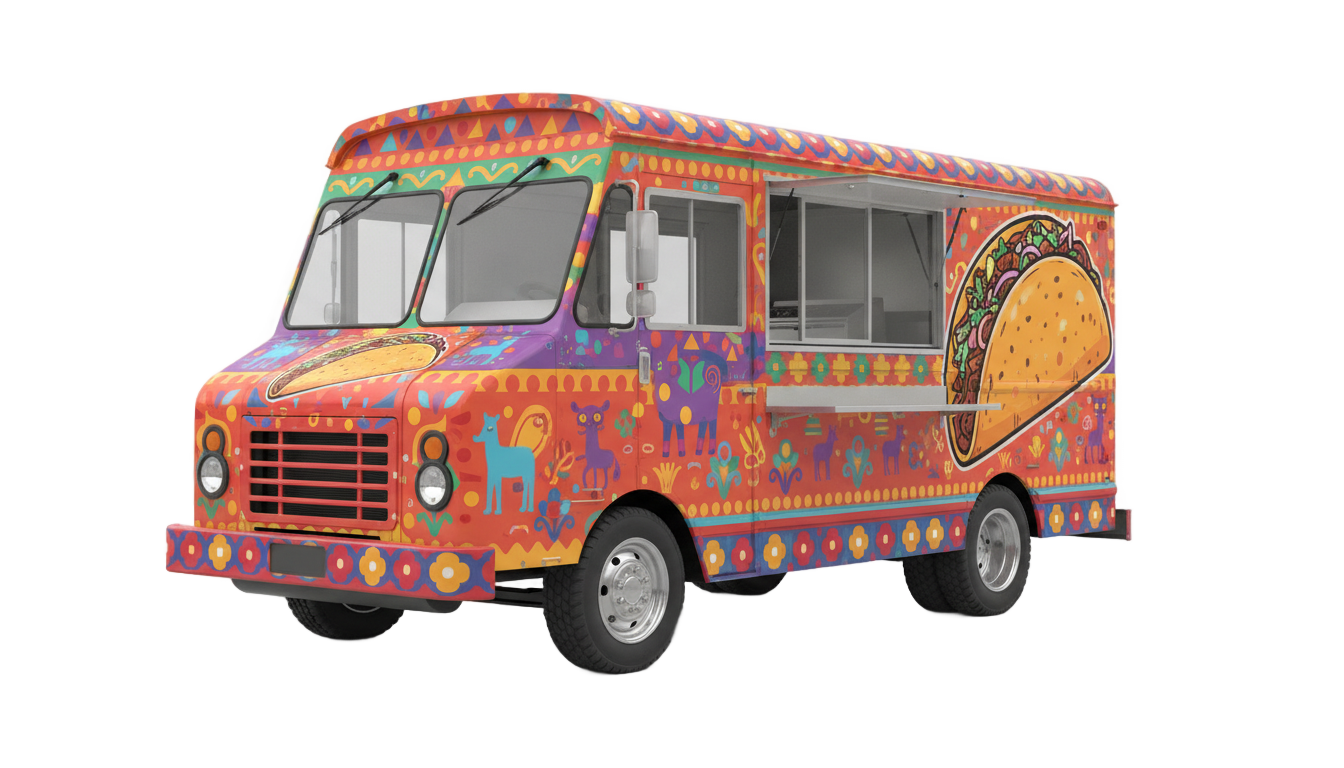 taco truck png PNG transparent background