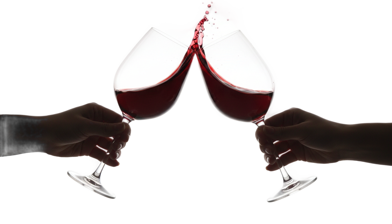 wine glass cheers png PNG transparent background