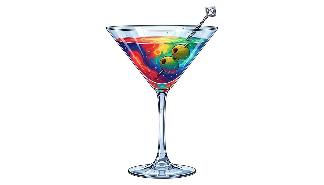 cocktail graphic png PNG transparent background