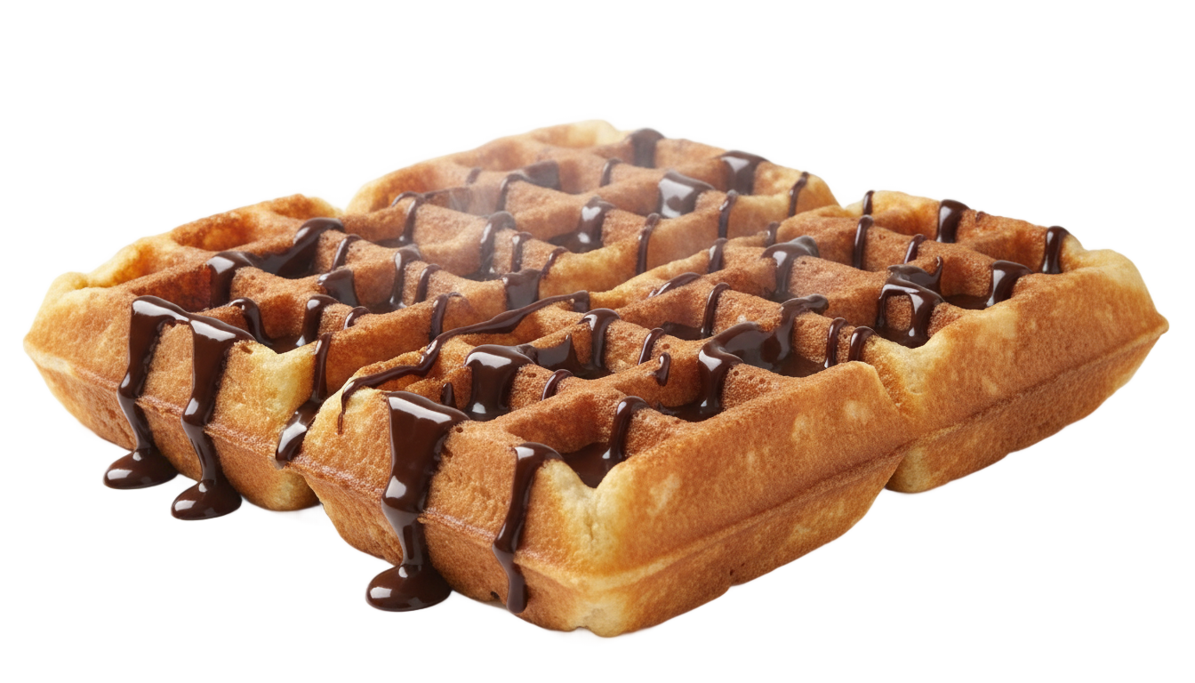 chocolate waffle png PNG transparent background