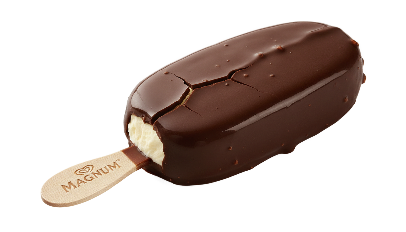 magnum ice cream png PNG transparent background