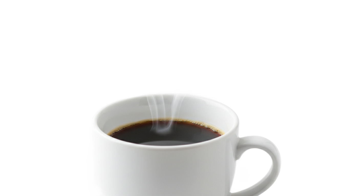 coffee cup with smoke png PNG transparent background