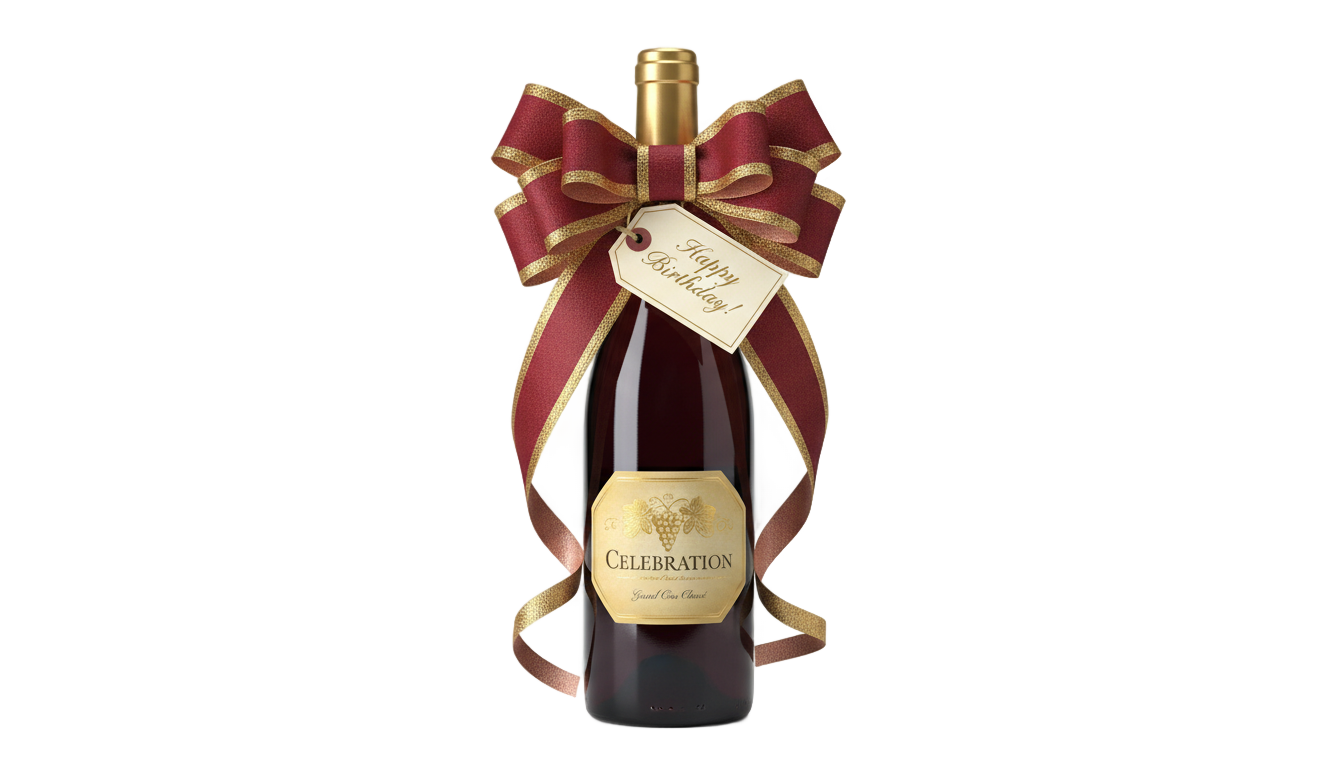 birthday wine png PNG transparent background