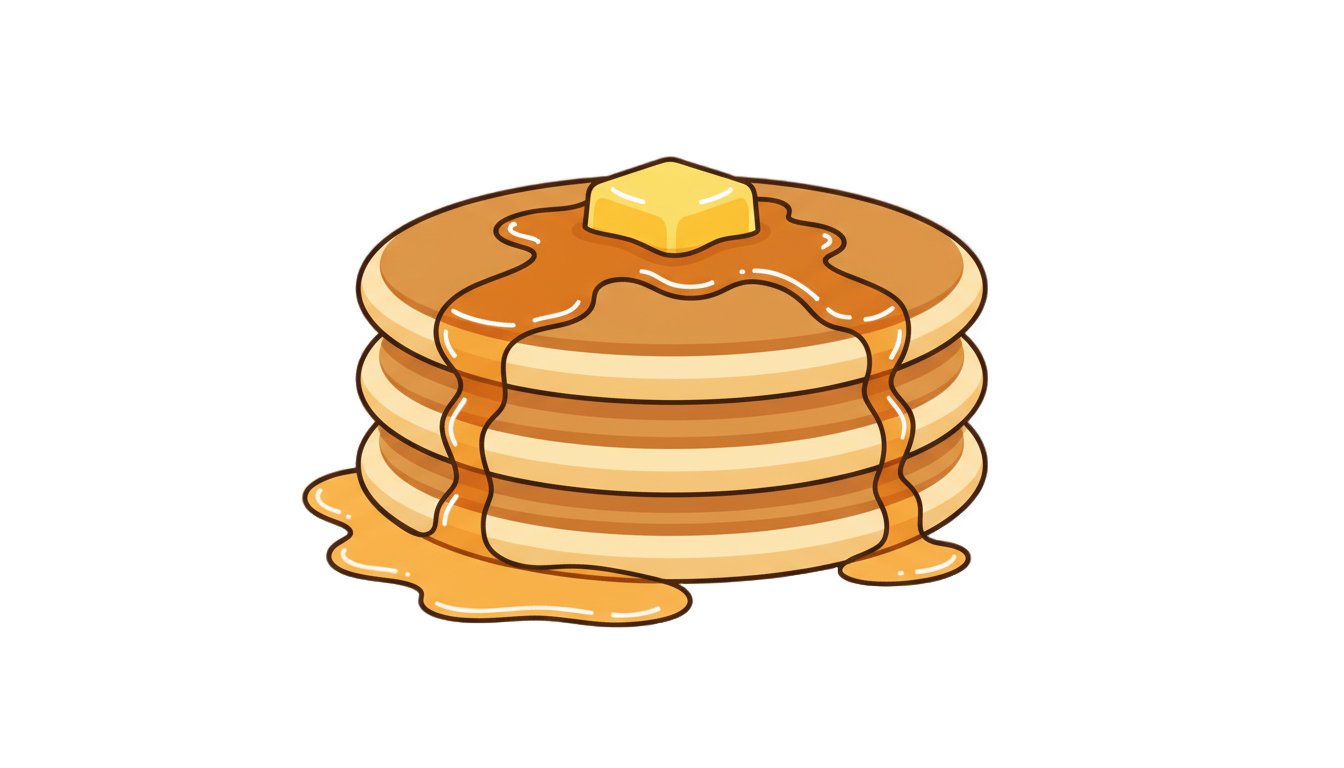 pancake logo png PNG transparent background
