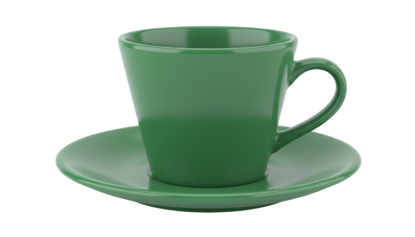 green coffee cup png PNG transparent background