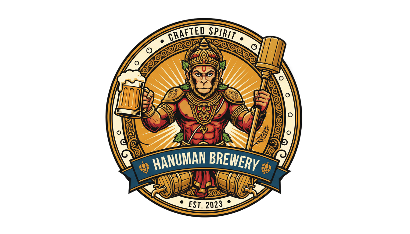 hanuman beer logo png PNG transparent background