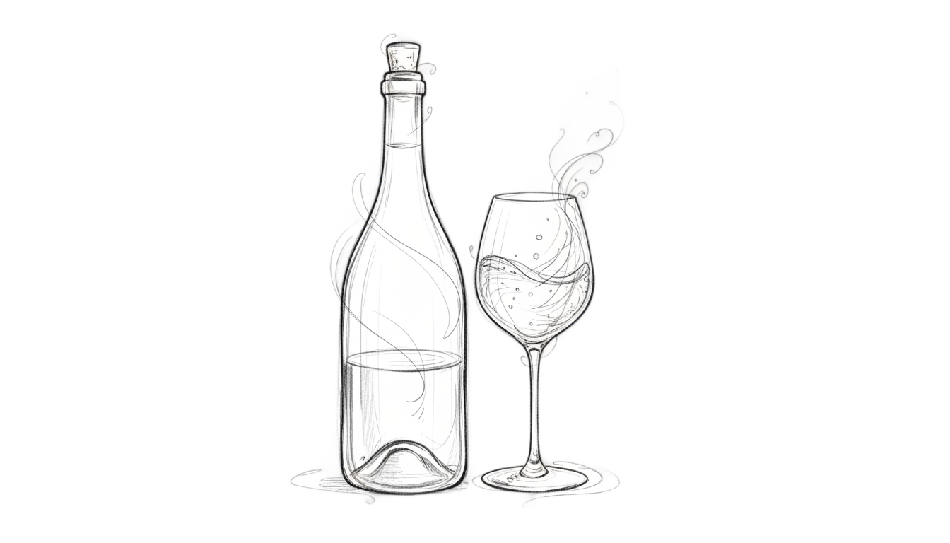 wine drawing png PNG transparent background