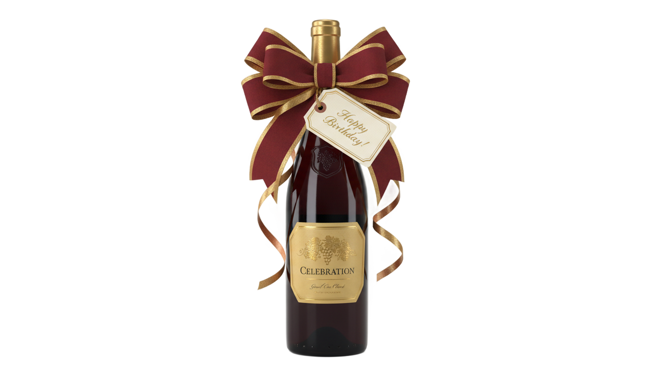 birthday wine png PNG transparent background