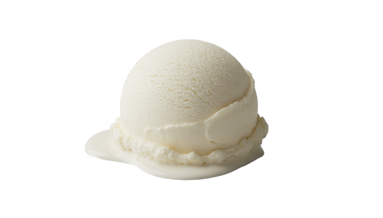 vanilla ice cream scoop png PNG transparent background