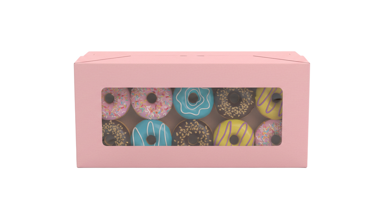 donut box png PNG transparent background