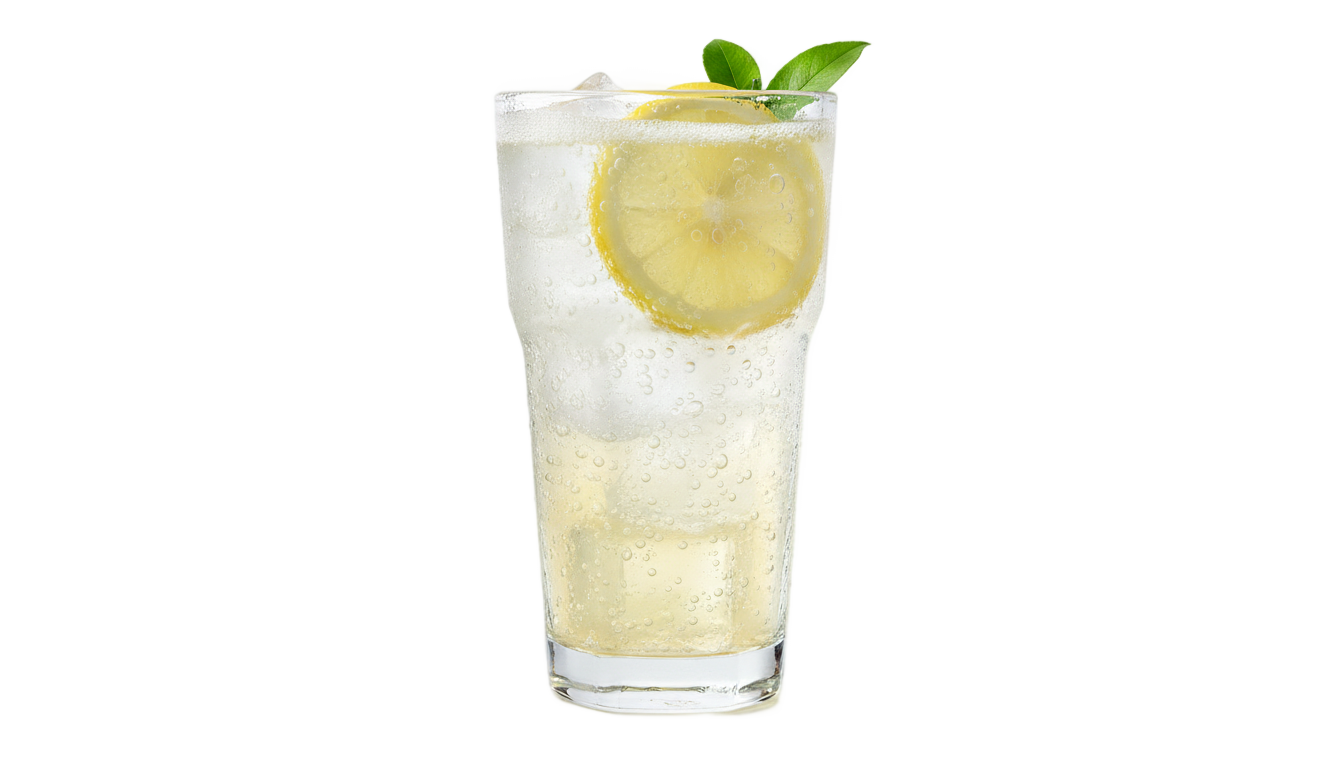 lemon soda glass png PNG transparent background