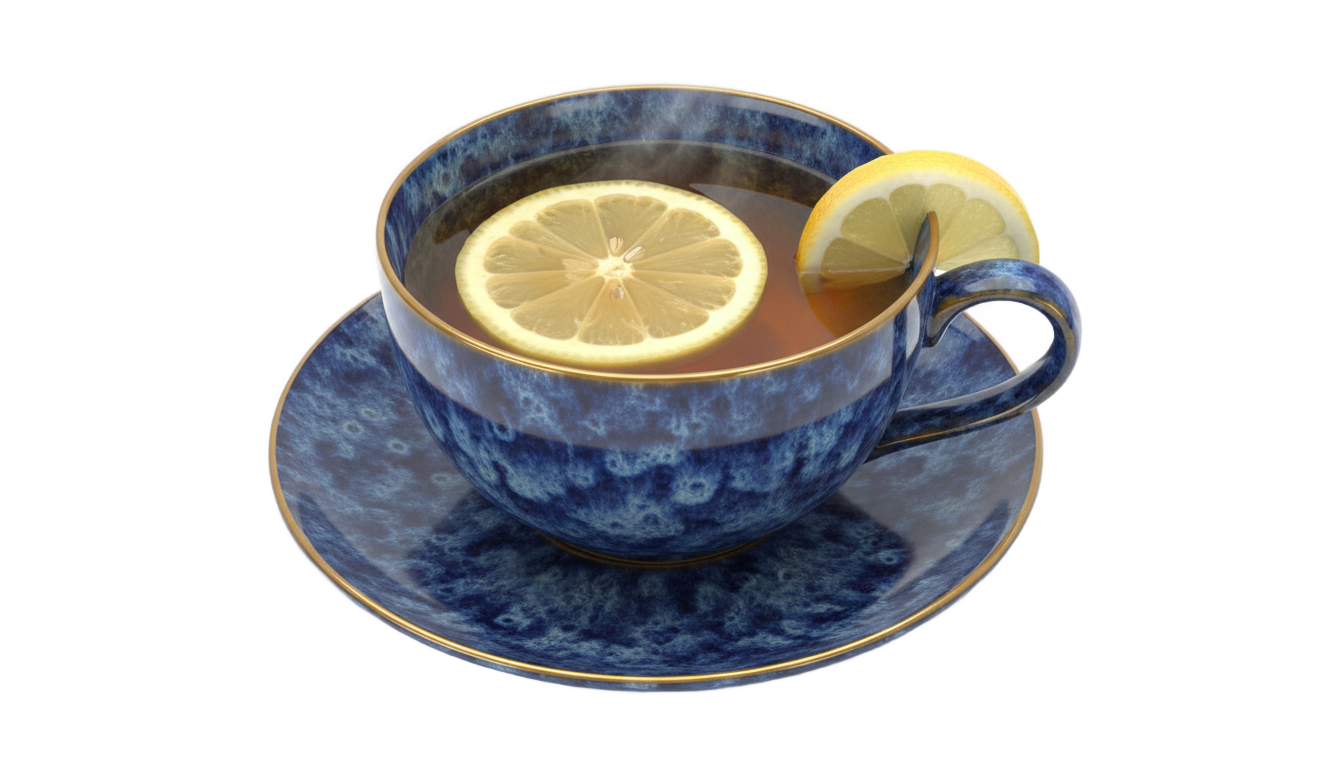lemon tea cup png PNG transparent background