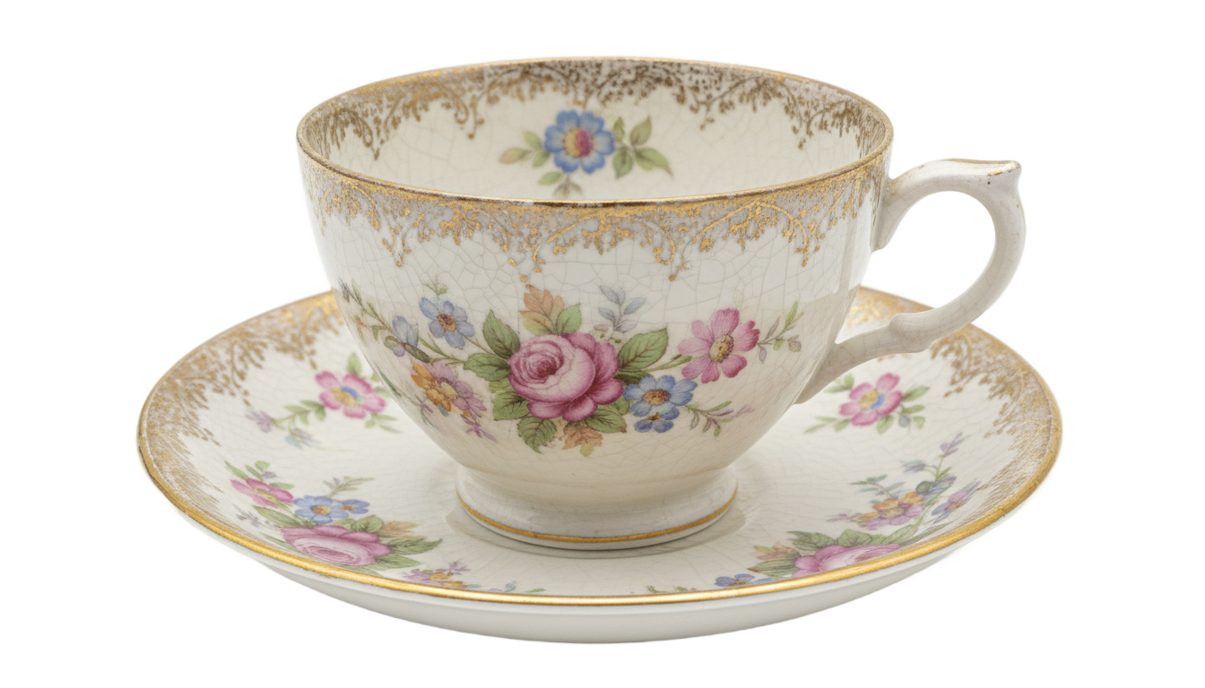 vintage tea cup png PNG transparent background