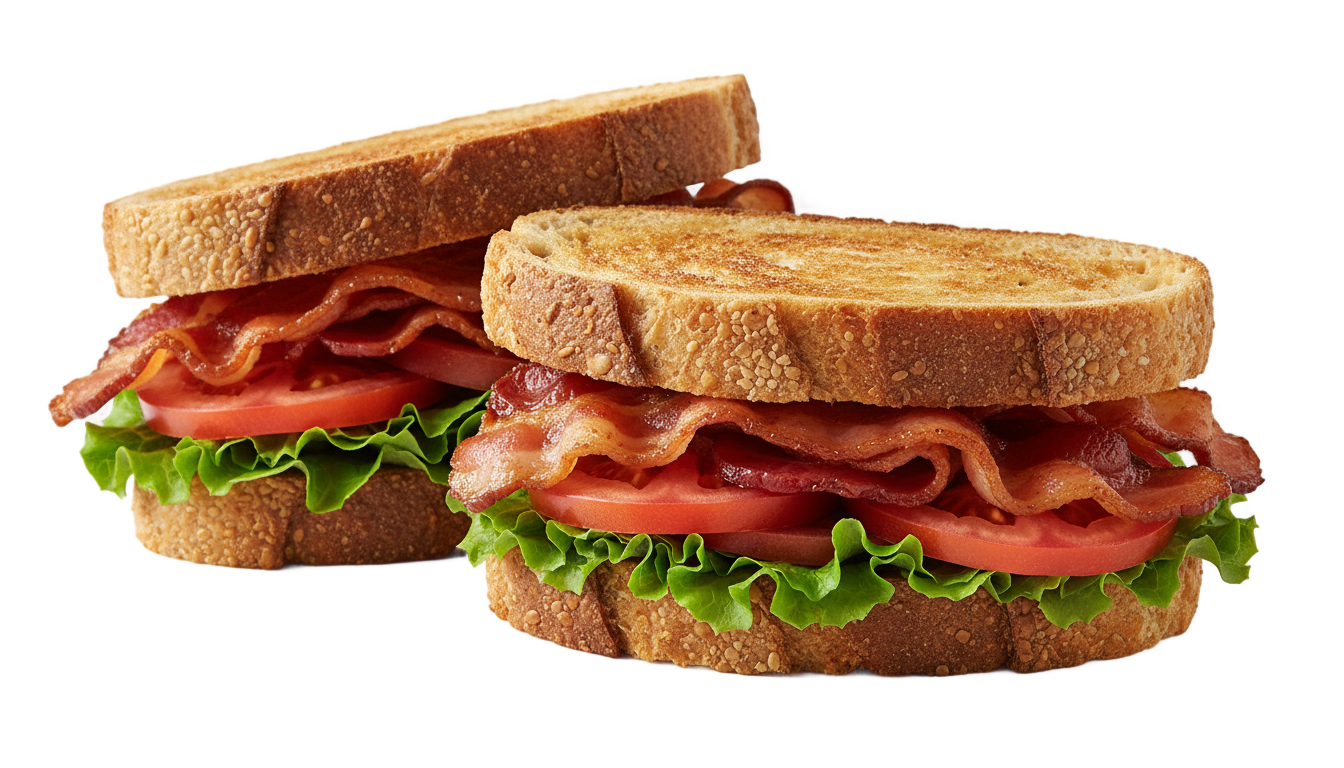 bacon sandwich png PNG transparent background