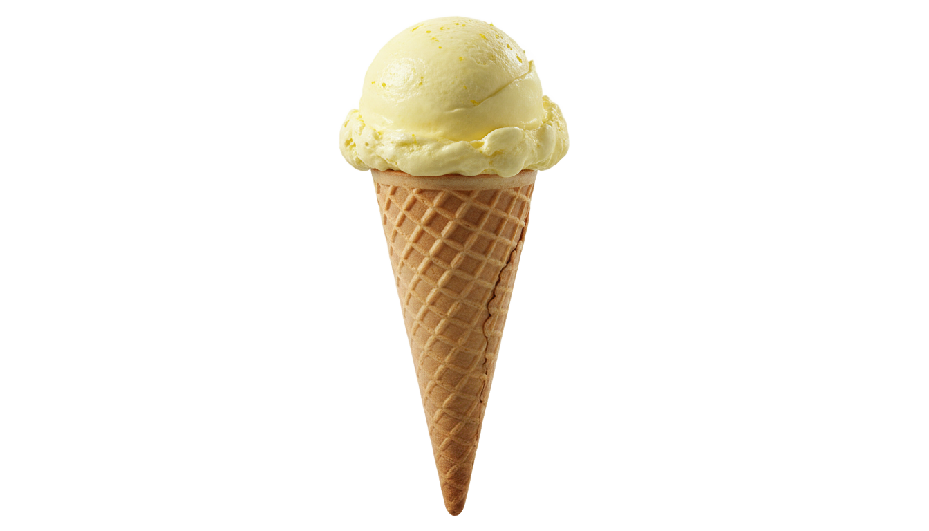 yellow ice cream png PNG transparent background