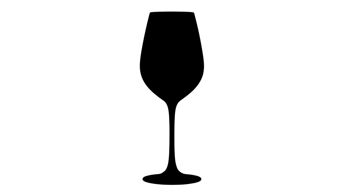 wine glass silhouette png PNG transparent background