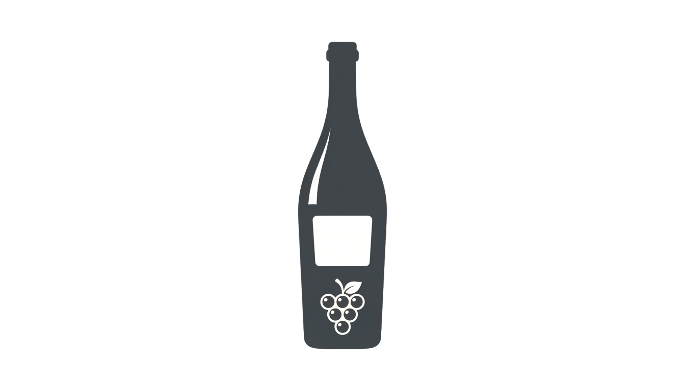 wine bottle logo png PNG transparent background