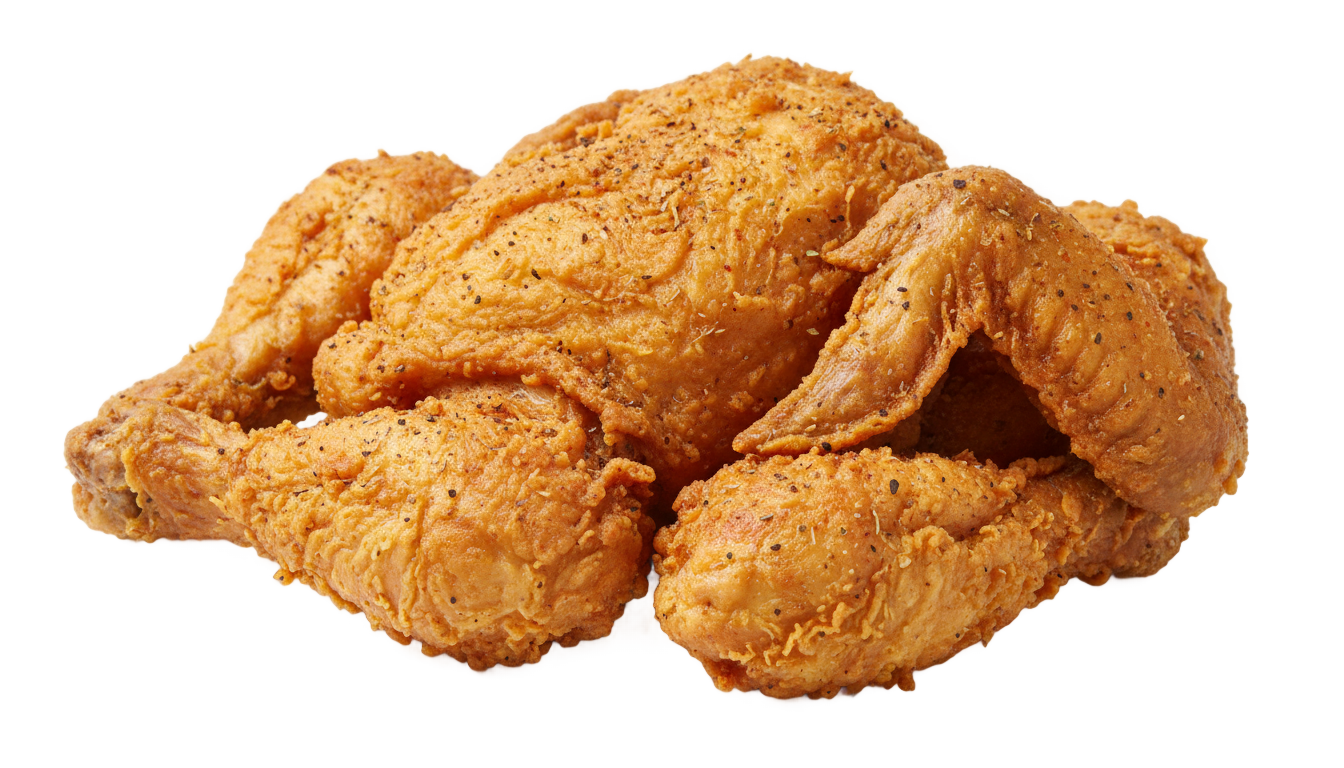 full fried chicken png PNG transparent background