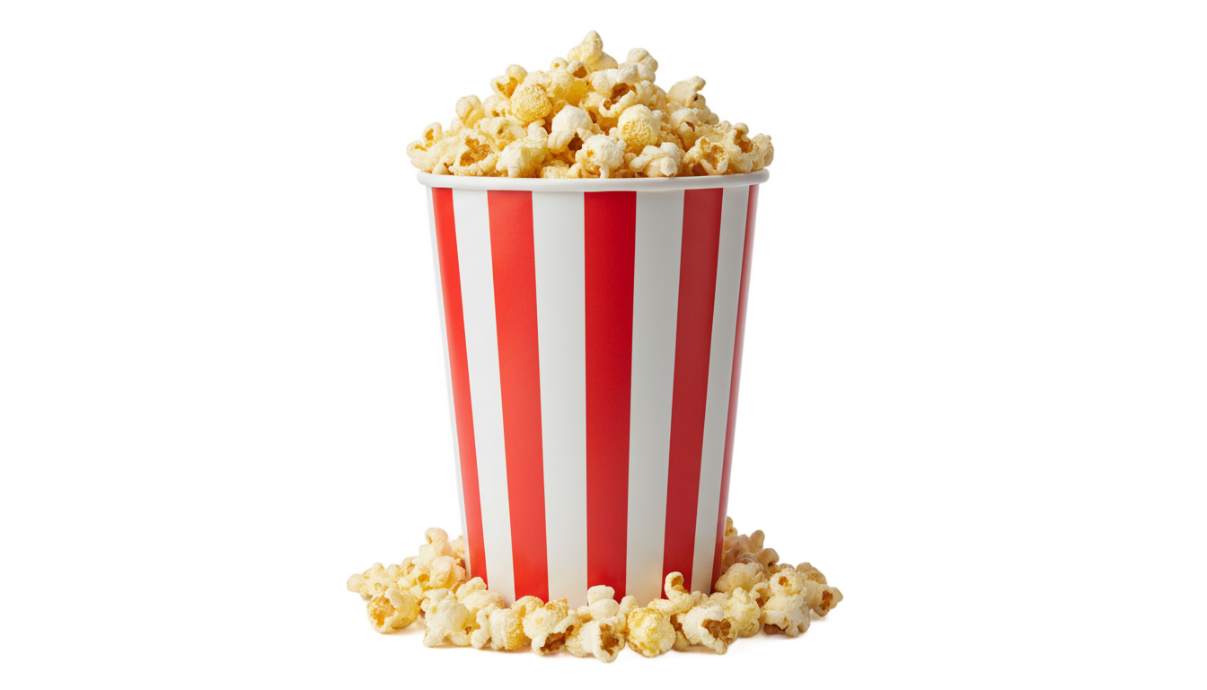 popcorn tub png PNG transparent background
