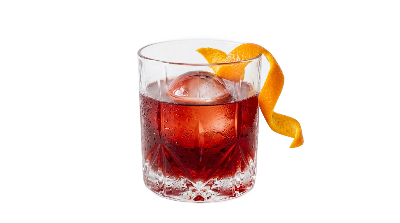 negroni cocktail png PNG transparent background
