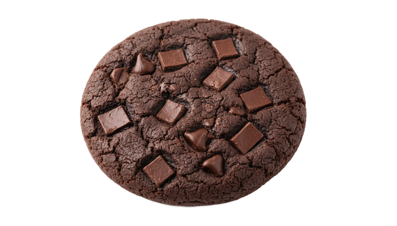 double chocolate cookie png PNG transparent background