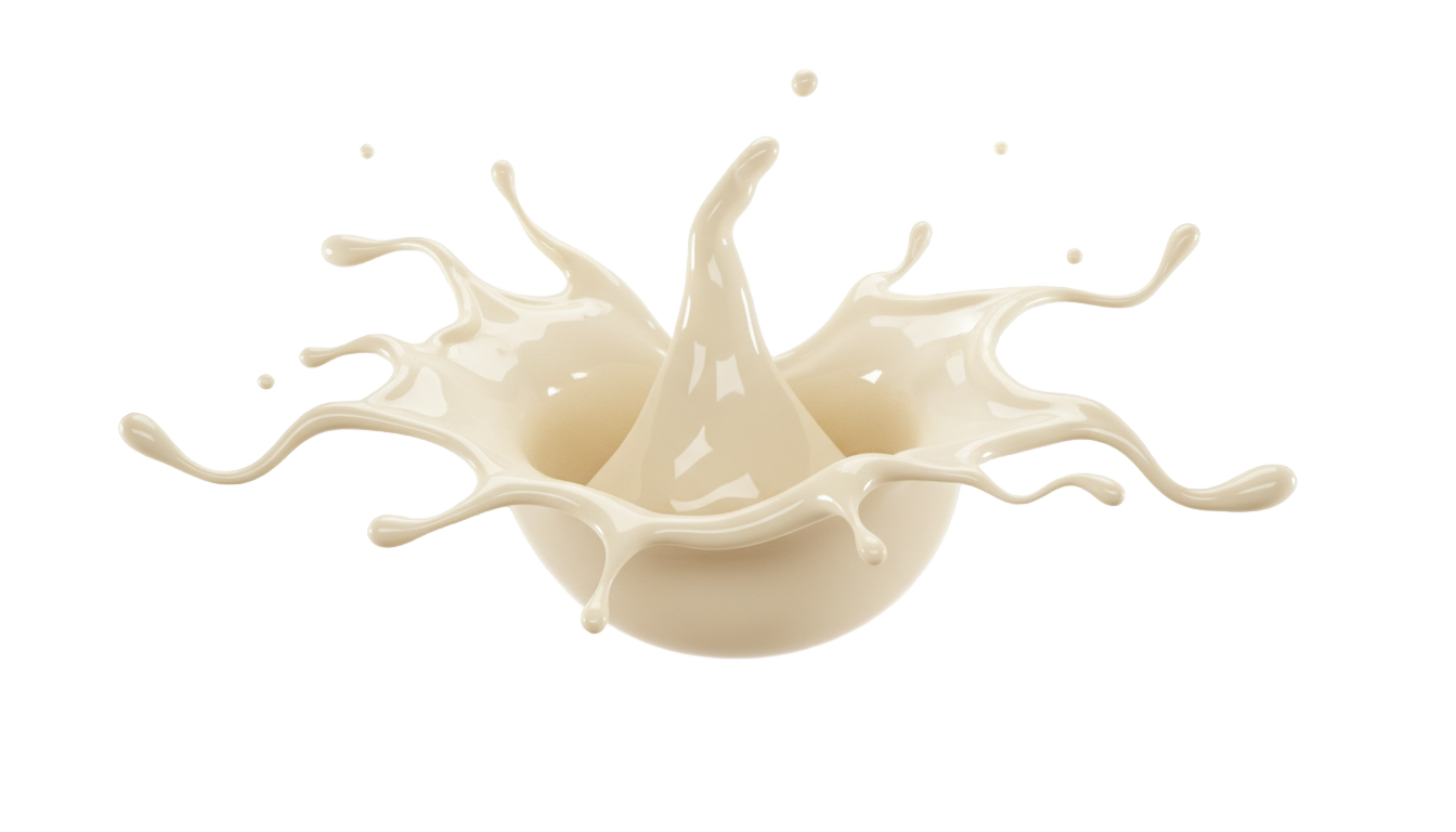 white chocolate splash png PNG transparent background
