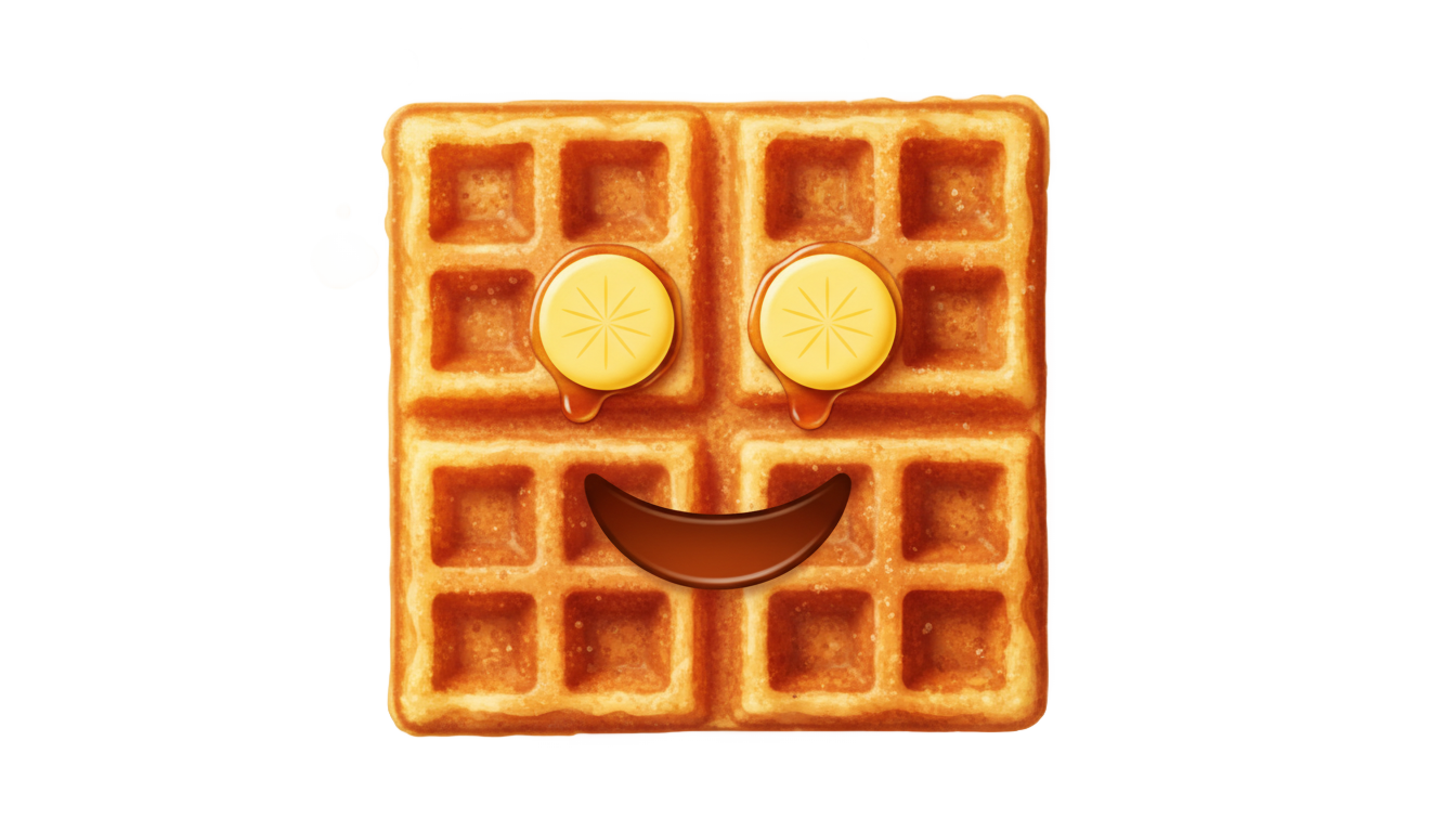 waffle emoji png PNG transparent background