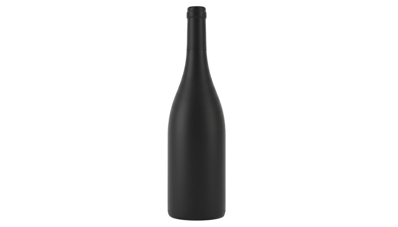 black wine bottle png PNG transparent background