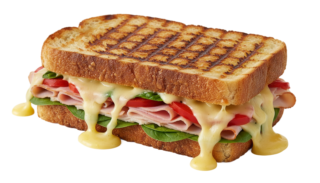 grilled sandwich png PNG transparent background
